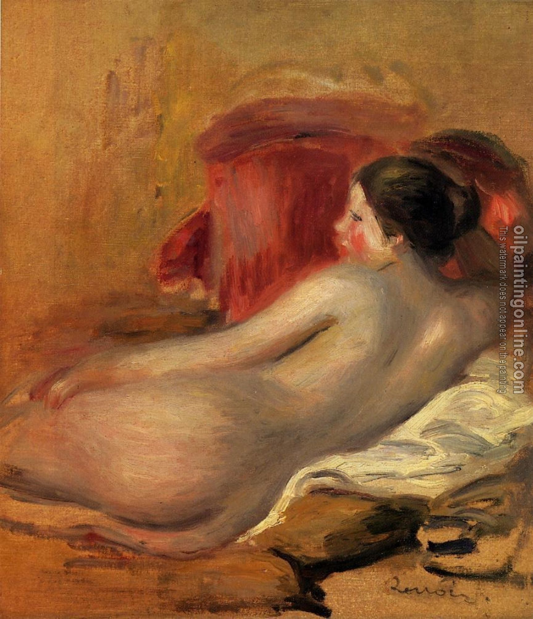 Renoir, Pierre Auguste - Reclining Model